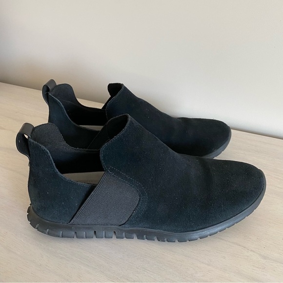 Cole Haan ZeroGrand® Slip-On Suede Black Booties size 9 - Picture 2 of 13